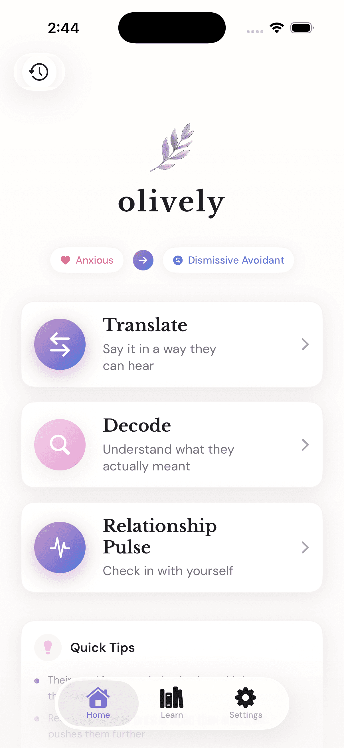 Olively app